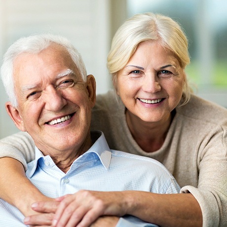 Portrait of happy, smiling senior couple
