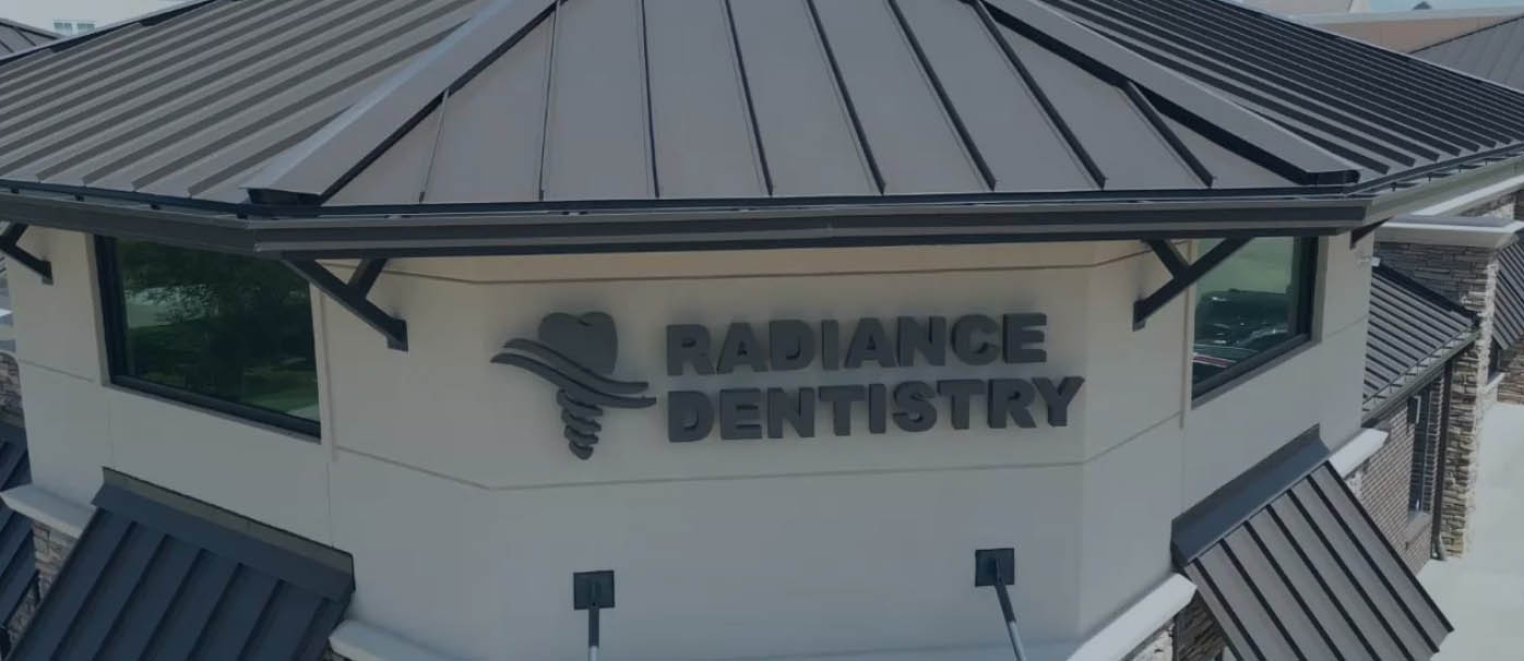Aerial view of Radiance Dentistry Dental Implant Center in Irving