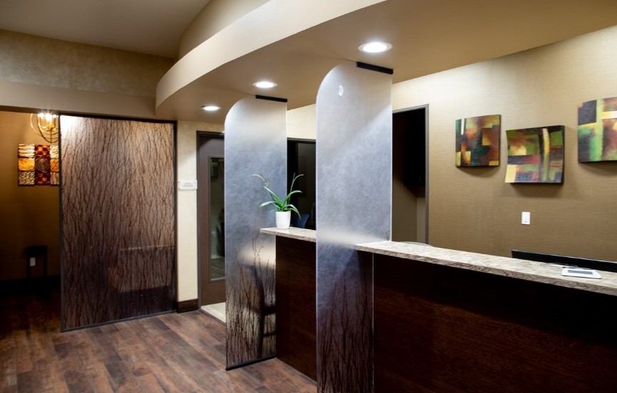 Dental office front desk