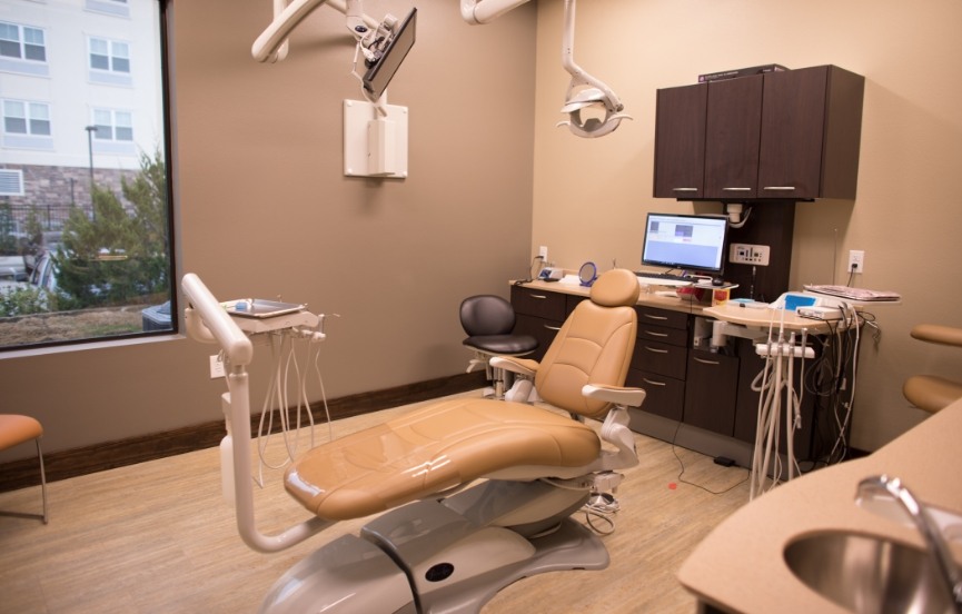 Dental exam chair